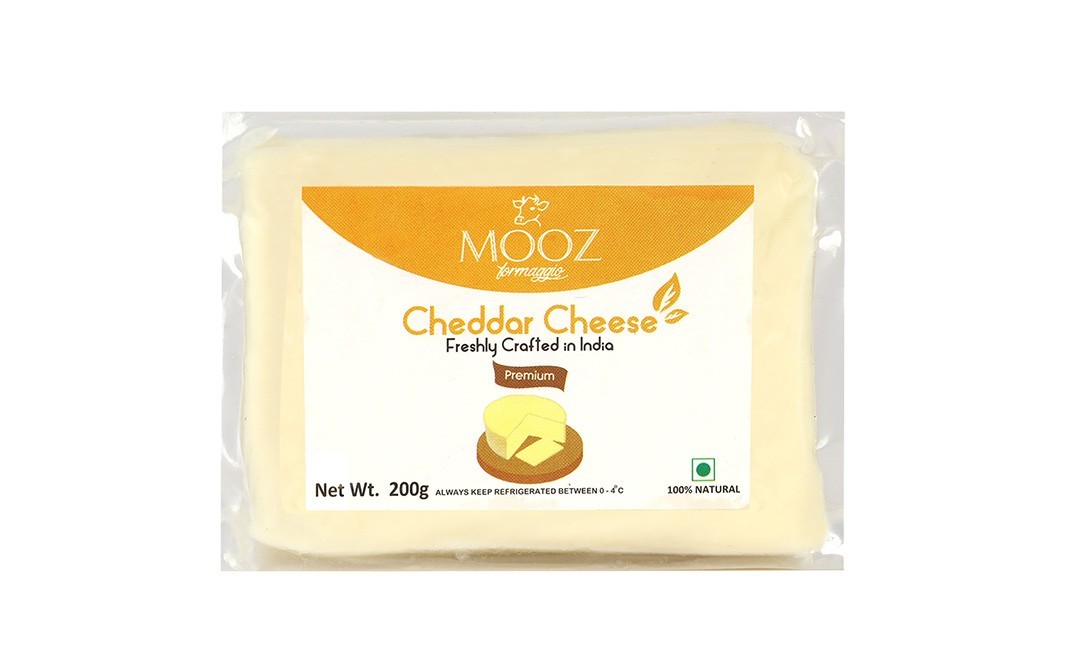 Mooz Cheddar Cheese    Pack  200 grams